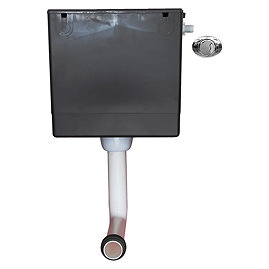 Compact Concealed Cistern with Dual Flush Button