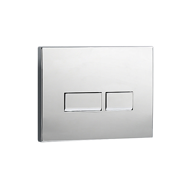 Compact Dual Flush Concealed WC Cistern with Wall Hung Frame & Modern Toilet  Profile Large Image
