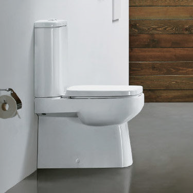 Constance Ceramic Close Coupled BTW Toilet with Soft Close Seat Profile Large Image