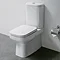 Constance Ceramic Close Coupled BTW Toilet with Soft Close Seat Large Image