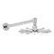 Hudson Reed - Modern Cloudburst Fixed Shower Head & Arm - A3027-ARM03 Large Image