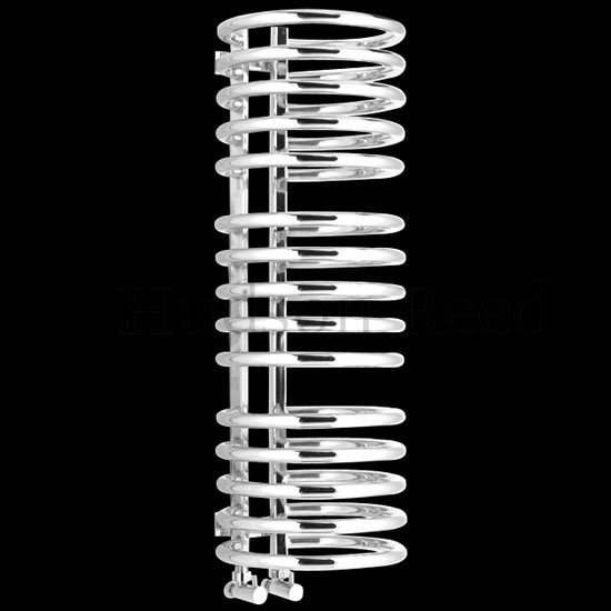 Contemporary Coil 15 Ring Heated Towel Rail Large Image