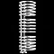 Contemporary Coil 15 Ring Heated Towel Rail Large Image