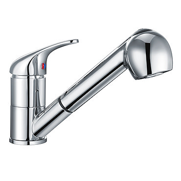 Nuie Eon Mono Kitchen Tap with Pull Out Rinser - Chrome - KA307  Profile Large Image
