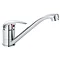 Nuie Eon Single Lever Sink Mixer with Swivel Spout - Chrome Large Image
