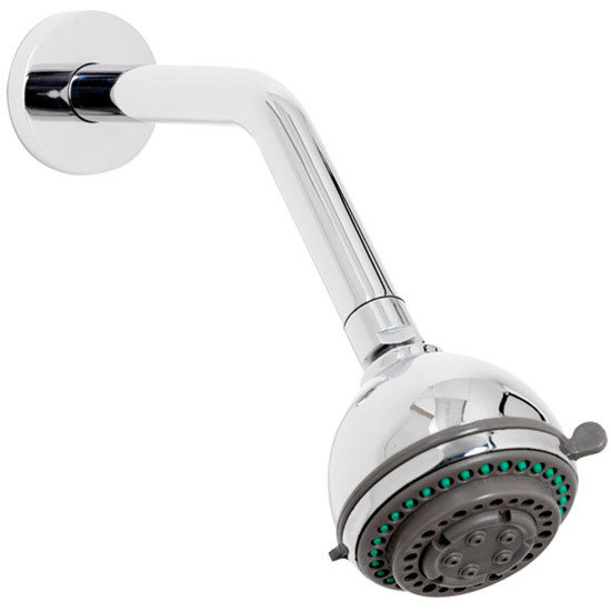 Luxury Modern MultiFunction Shower Fixed Head & Arm at Victorian