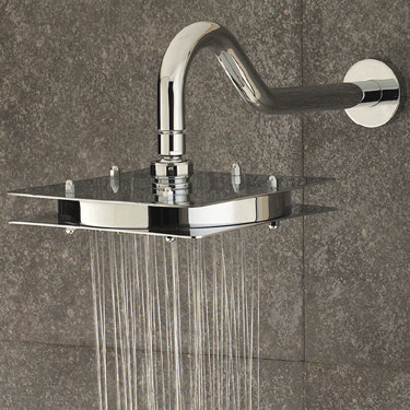 Ultra Contemporary Quadro Fixed Head & Arm - Chrome - A3224 Profile Large Image