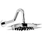 Ultra Contemporary Quadro Fixed Head & Arm - Chrome - A3224 Large Image