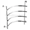 Contemporary Series 104 Corner Heated Towel Rail Large Image