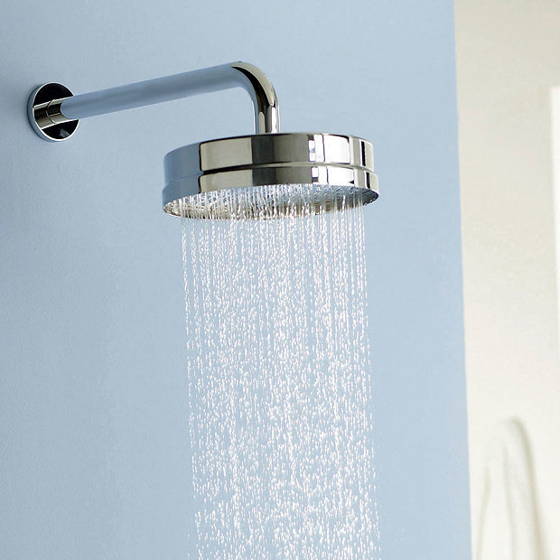 Hudson Reed Tec 8 inch Fixed Shower Head + Arm - A3217 Profile Large Image