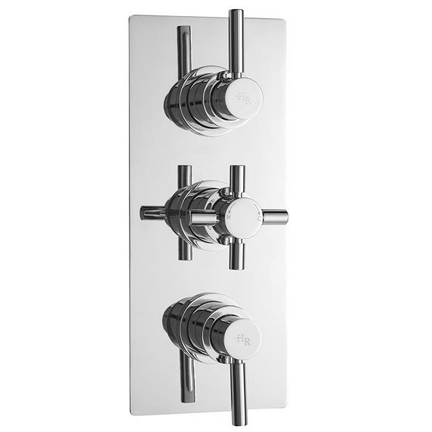 Hudson Reed Tec Pura Plus Triple Concealed Thermostatic Shower Valve