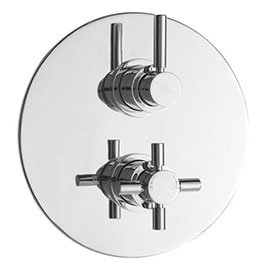 Hudson Reed Tec Twin Concealed Thermostatic Shower Valve - A3098 Medium Image