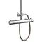 Contemporary Thermostatic Bar Valve & Telescopic Shower Kit - Chrome - JTY369 Feature Large Image