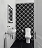 Cool Cloakroom Suite - Gloss White Large Image