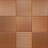 Copper Stripe Textured Wall Tiles - 250 x 250mm