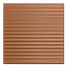 Copper Stripe Textured Wall Tiles - 250 x 250mm