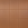 Copper Metallic Effect Fluted Wall Tiles - 250 x 250mm