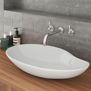 Coral Counter Top Basin - 0 Tap Hole - 655mm Wide Profile Large Image