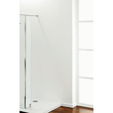 Coram - 200mm Return Panel Pack for Plain Glass Pillar Shower - SPS-02-CUC Profile Large Image