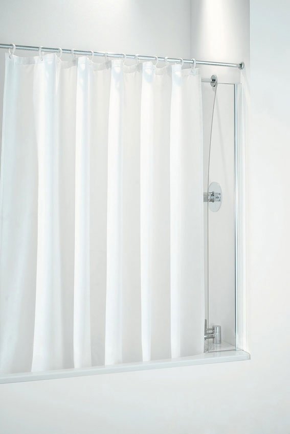 Coram 250mm Shower Curtain Screen At Victorian Plumbing.co.uk Now