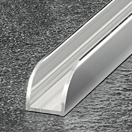 Coram - Chrome Trim for Glass Shower Panel - SPTM12C Profile Large Image