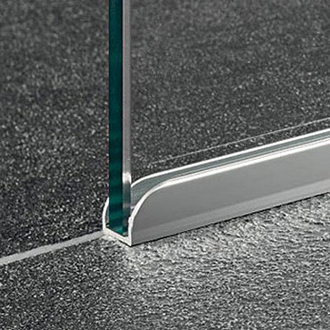 Coram - Chrome Trim for Glass Shower Panel - SPTM12C Profile Large Image
