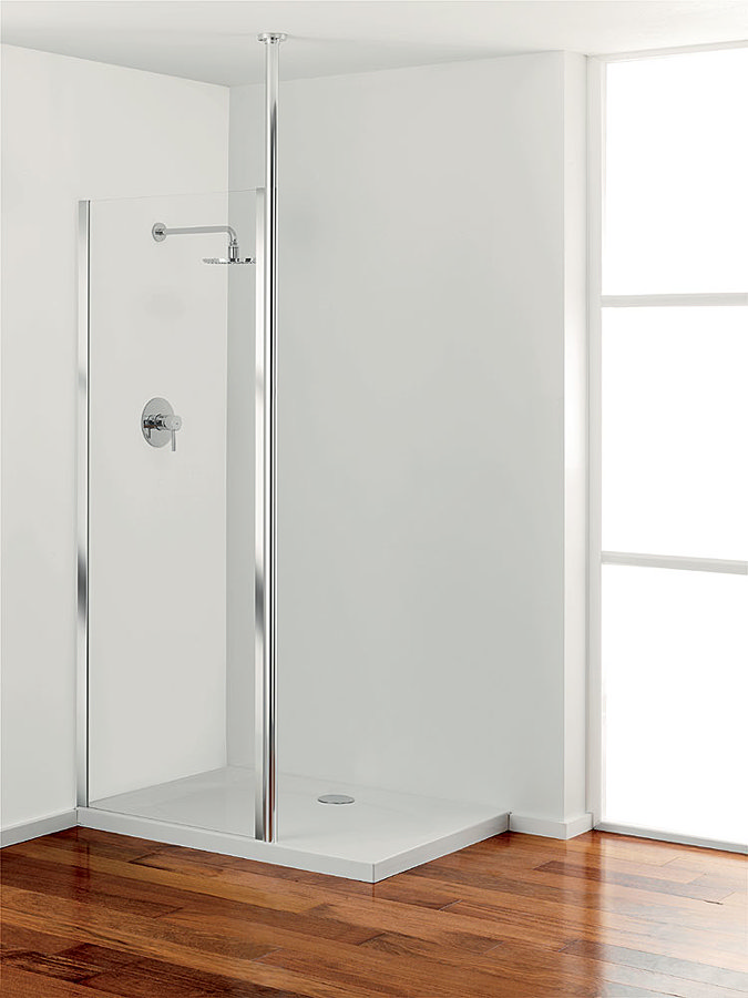 Coram - Column Glass Shower Panel - Various Size Options Large Image
