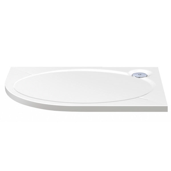 Coram Designer Slimline Offset Quadrant Shower Tray - 1200 x 900mm Large Image