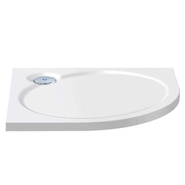 Coram Designer Slimline Quadrant Shower Tray - 2 Size Options Large Image