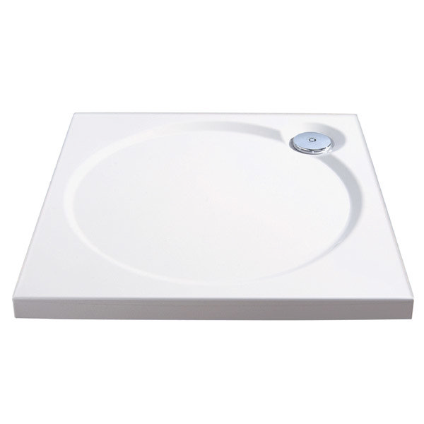 Coram Designer Slimline Square Shower Tray - 3 Size Options Large Image