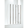 Coram - Five Panel Folding Bathscreens - 2 Colour Options Large Image