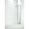 Coram - Four Panel Folding Bathscreens - 2 Colour Options Profile Large Image