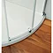 Coram - Frameless Premier Crescent Shower Enclosure - Various Size Options Profile Large Image