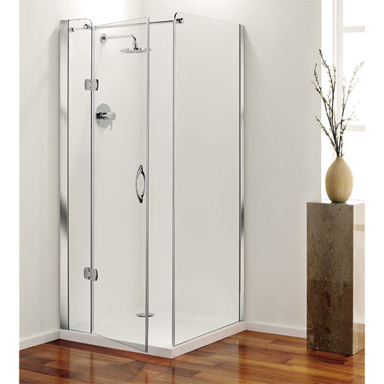 Coram - Frameless Premier Hinged Shower Door - Left Hand Open - 4 Size Options Profile Large Image