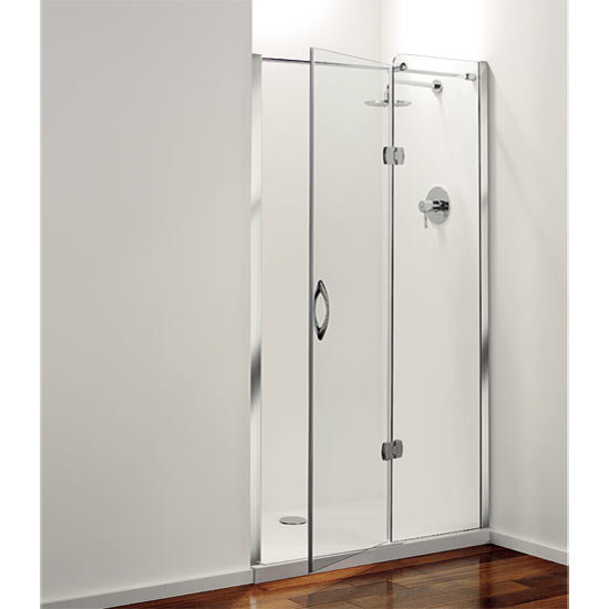 Coram - Frameless Premier Hinged Shower Door - Right Hand Open - 4 Size Options Large Image