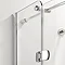 Coram Frameless Premier Hinged Shower Quadrant - 2 Size Options Feature Large Image