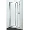 Coram - Optima Bi-Fold Shower Door - Chrome - Various Size Options Large Image