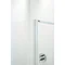 Coram Optima Bow Front Sliding Door with Side Panel - White Feature Large Image