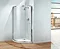 Coram - Optima Crescent Shower Enclosure - Chrome - Various Size Options Large Image