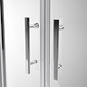Coram - Optima Offset Quadrant Shower Enclosure - Chrome - Various Size Options Feature Large Image