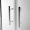 Coram - Optima Offset Quadrant Shower Enclosure - Chrome - Various Size Options Feature Large Image