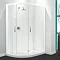 Coram Optima Offset Quadrant Shower Enclosure - White - Various Size Options Large Image