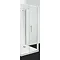 Coram - Optima Pivot Shower Door - White - Various Size Options Large Image