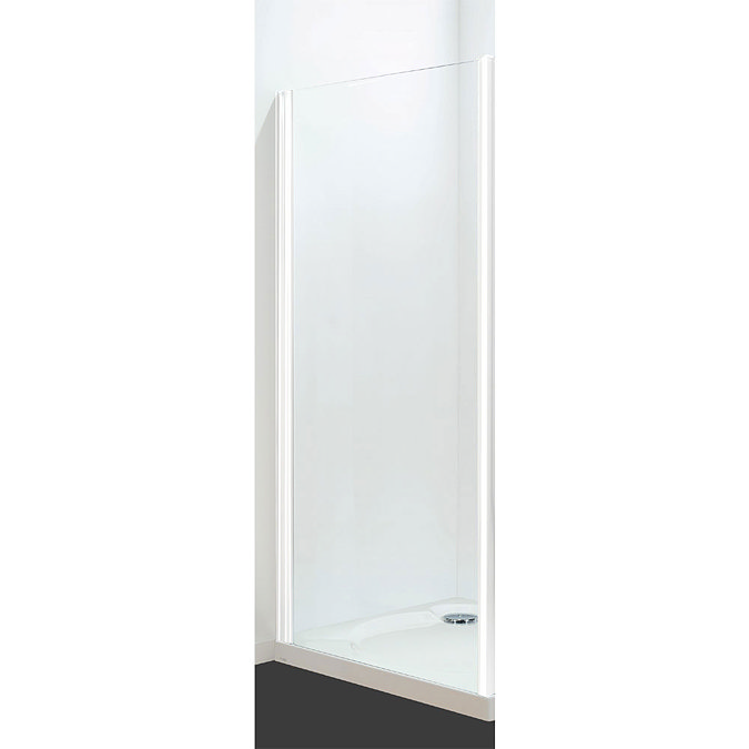 Coram - Optima Semi-Frameless Side Panel - White - Various Size Options Large Image