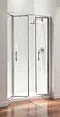 Coram - Premier 1200mm Tri-Fold Shower Door Large Image