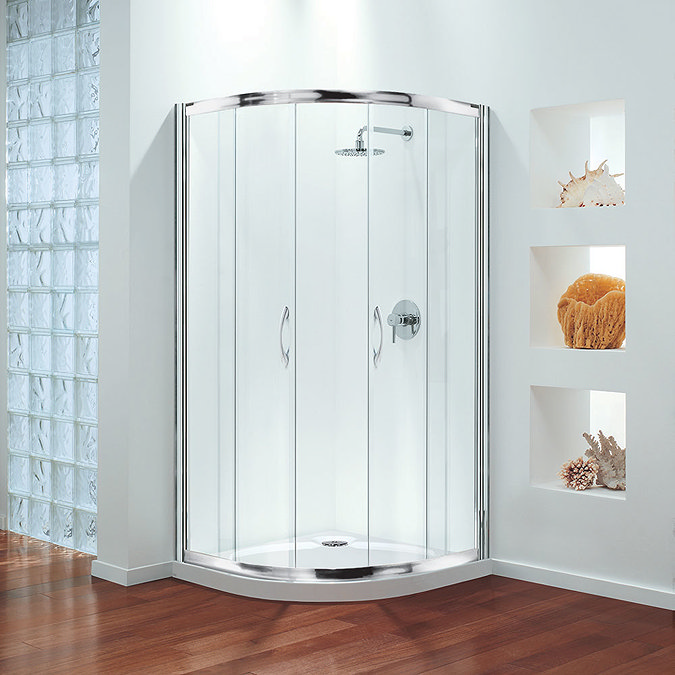 Coram - Premier Quadrant Shower Enclosure - Various Size Options Large Image