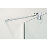 Coram - Stylus Front Glass Shower Panel - Various Size Options additional Large Image