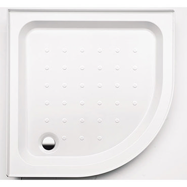 Coram - Universal Quadrant Shower Tray with Upstands & Waste - 2 Size Options Profile Large Image
