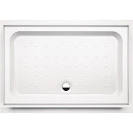 Coram - Universal Rectangular Shower Tray with Upstands & Waste - 4 Size Options Medium Image