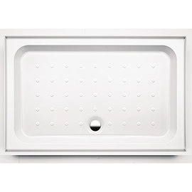 Coram - Universal Rectangular Shower Tray with Upstands & Waste - 4 Size Options Large Image